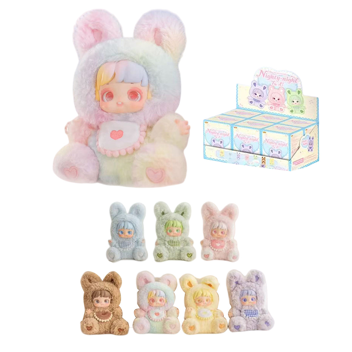 JOTOYS Miana Nighty-night To U PVC Plush Series Set Blind Box Figure