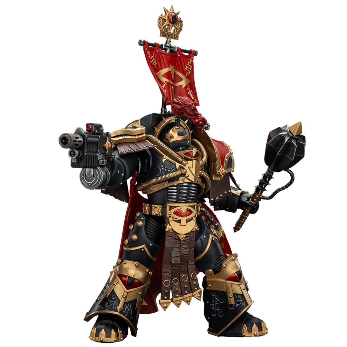 (Only Shipped to the US) JOYTOY Sons of Horus Legion Cataphractii Praetor with Combi-Melta and Power Maul JT02441 1/18 Scale Action Figure