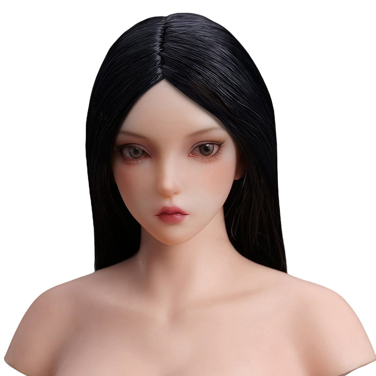 YMTOYS Movable Eyes Asian Female Head Sculpt - Xiaonan (Ver.A) For Figures