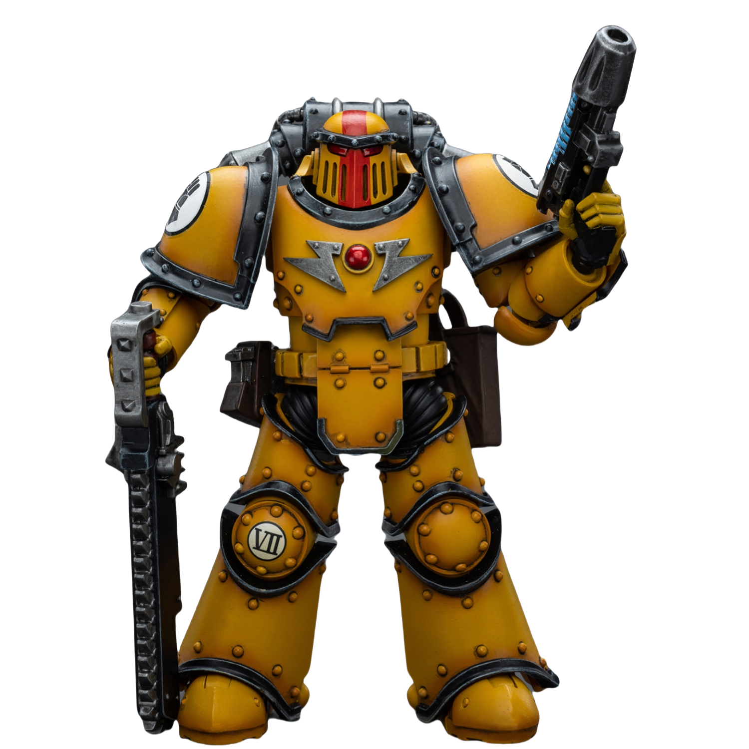 JoyToy 40K : Figurines d'action Imperial Fists Legion MkIII Despoiler Squad Sergent avec pistolet à plasma