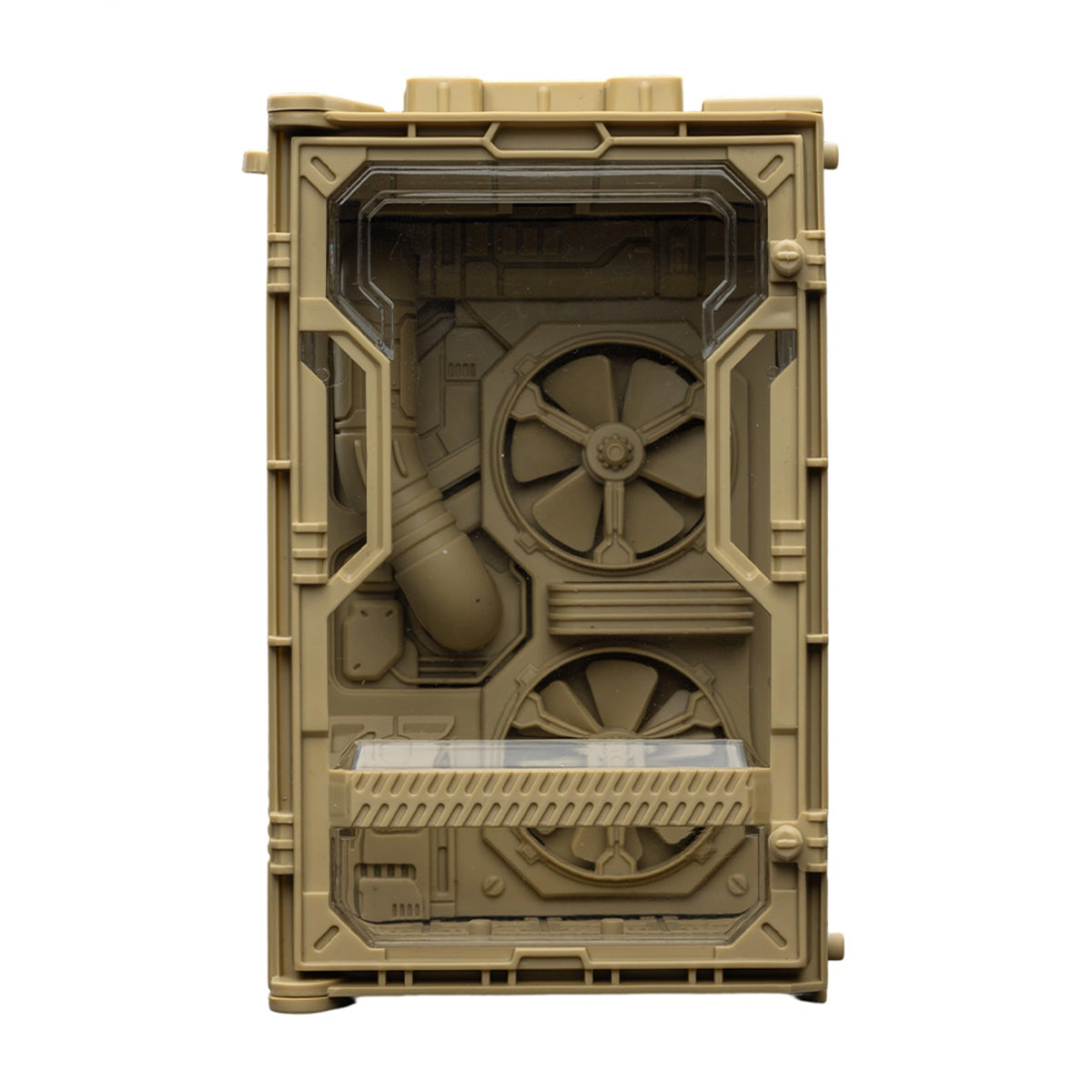 JOYTOY Individual Soldier Hangar Display Case Surge Yellow Ash Yellow Armor White 1/25 Scale Fit JOYTOY Series Action Figure