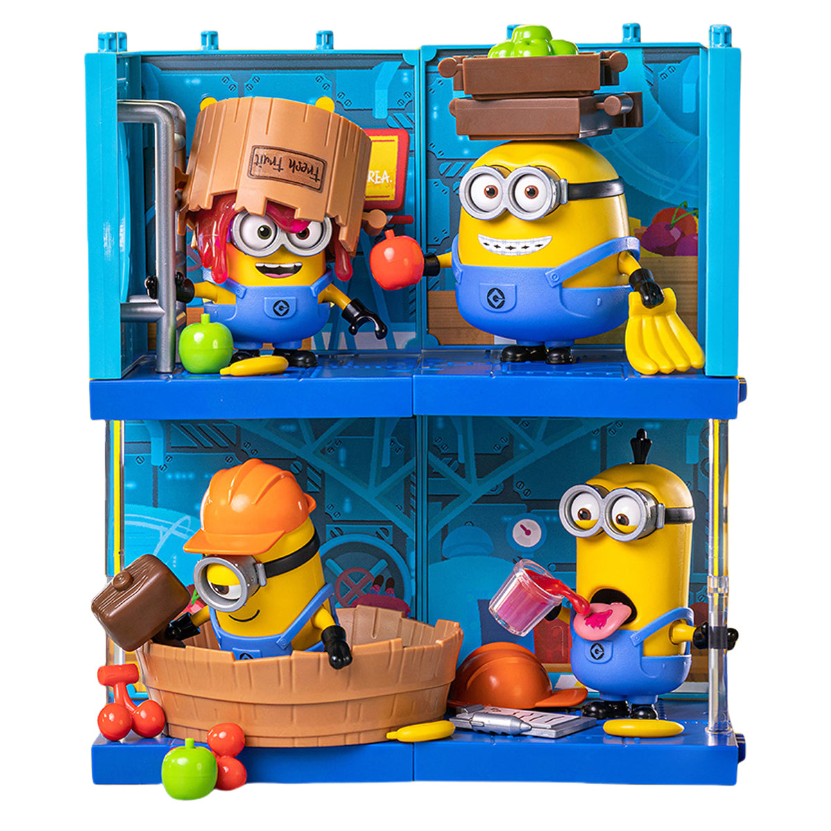 BLOKEES, Jam Factory Series Magical Edition Minions Partners, Stuart/Bob/Kevin/Otto, Easy-Assembly Model Kits