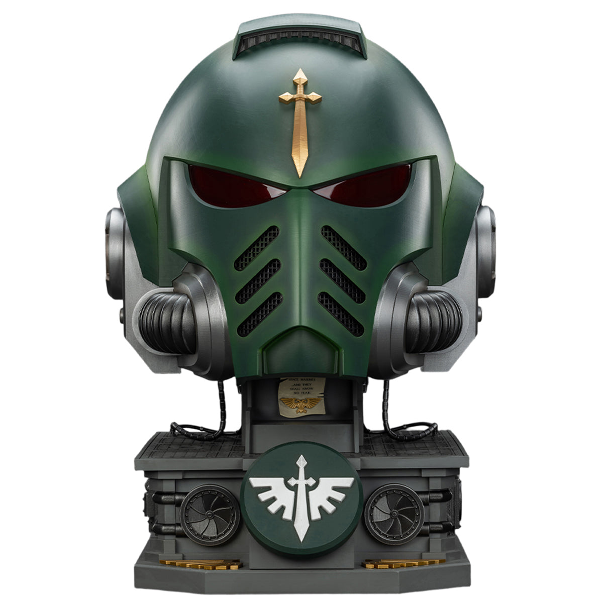 JOYTOY Dark Angels MkX Helmet & Display Stand JT02762 1/1 Scale WARHAMMER 40,000