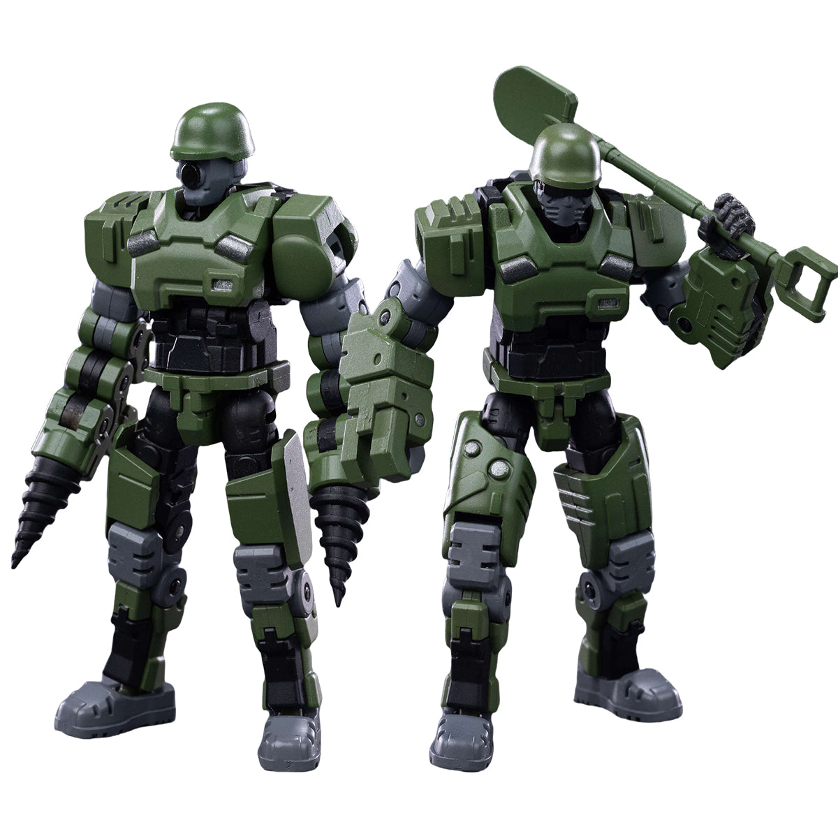 Warriors Workshop, Battlefield Mecha 2-in-1 Chai Mecha Soilder, Model Kits Assembly