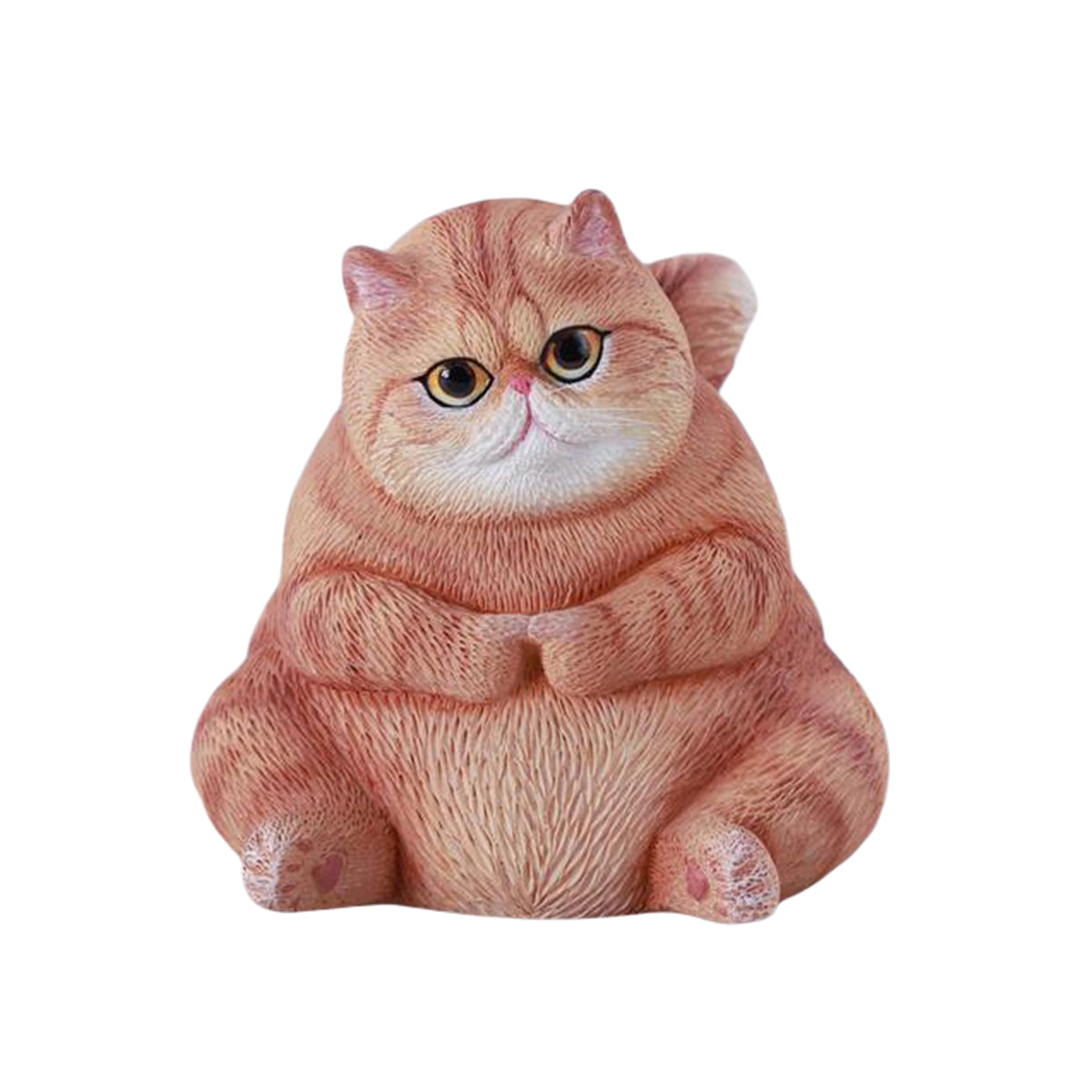 JXK Chubby Cat Static Animal Figurine