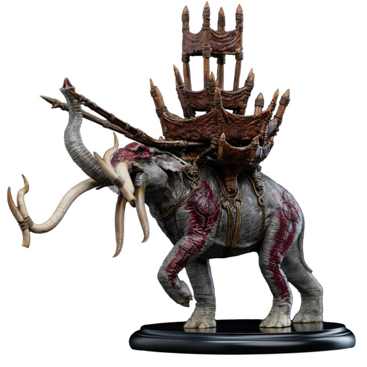 Estatua de arte Mumak de la trilogía de El Señor de los Anillos del Taller WETA