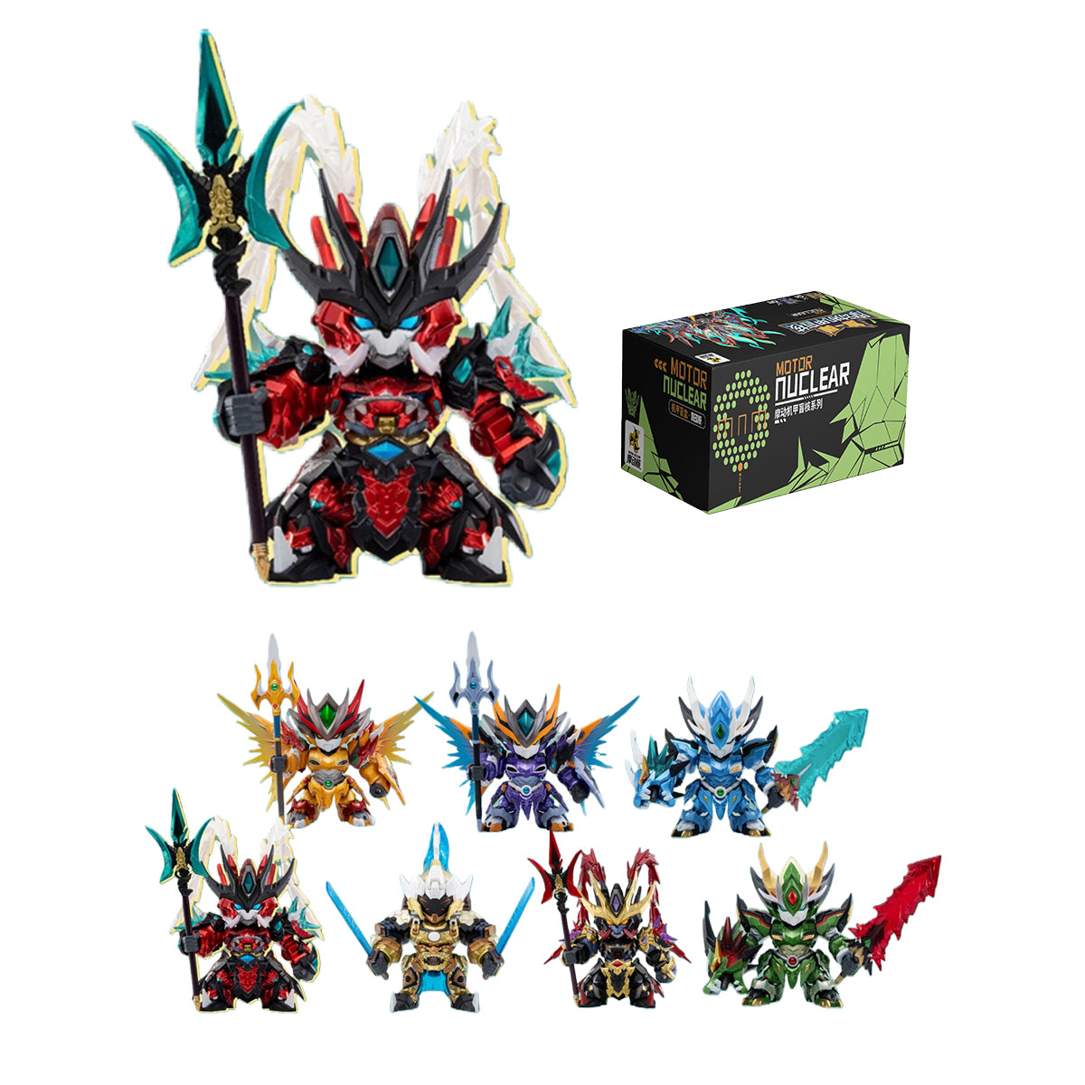 MOTOR NUCLEAR Trendy Mecha Blind Box Vol.1 MNM‑XH‑A Set Blind Box Figure