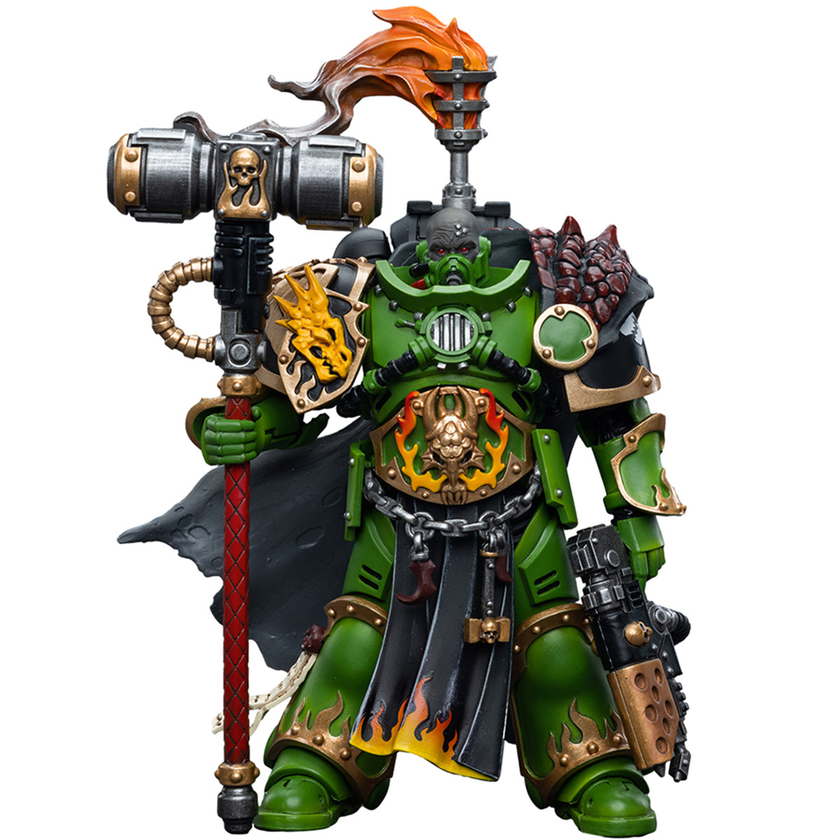 JOYTOY Salamanders Eradicators Sergeant Bragar/Brother T'Kren/Captain Adrax Agatone 1/18 Scale Action Figure