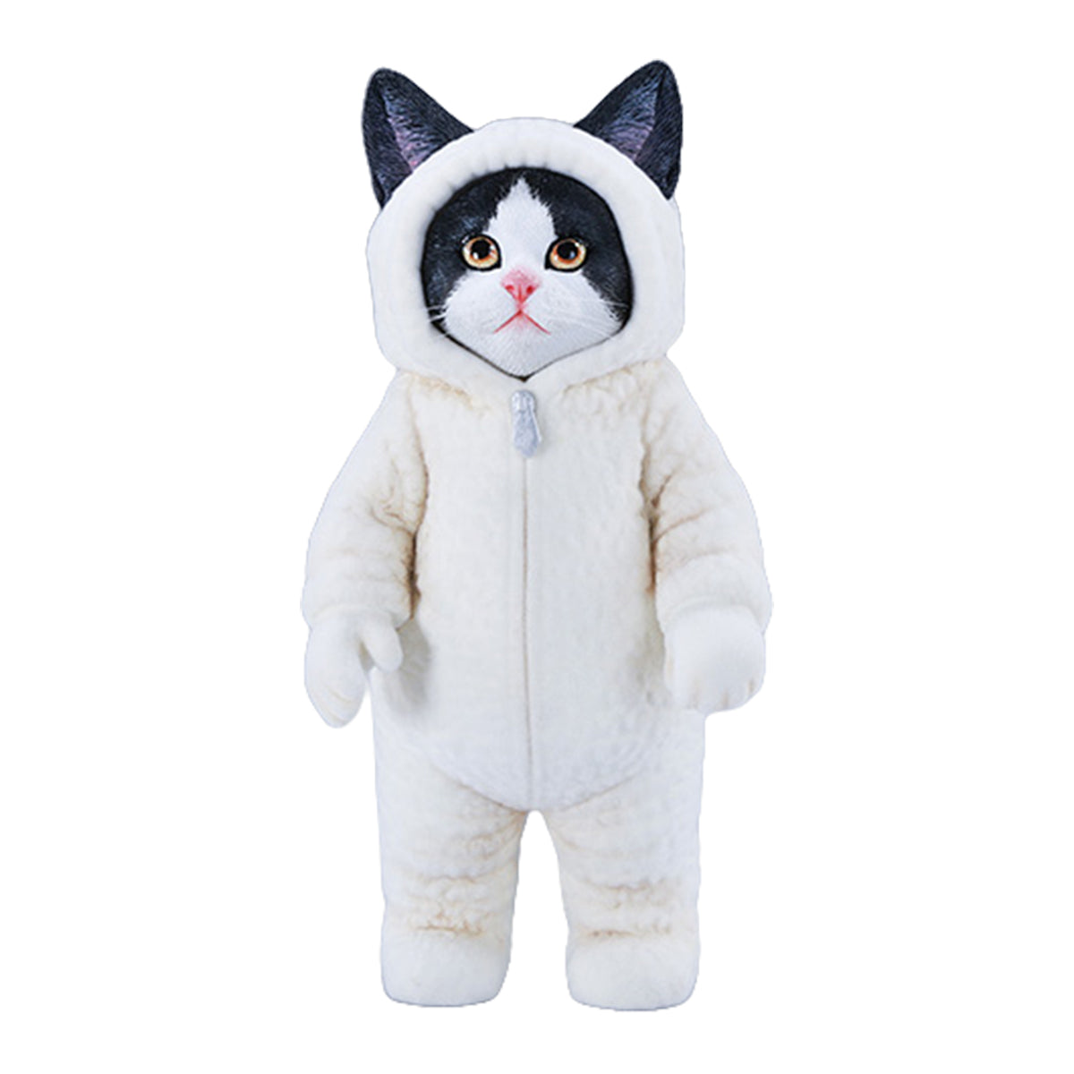 JXK, Fluffy Cat, Static Animal Figurine