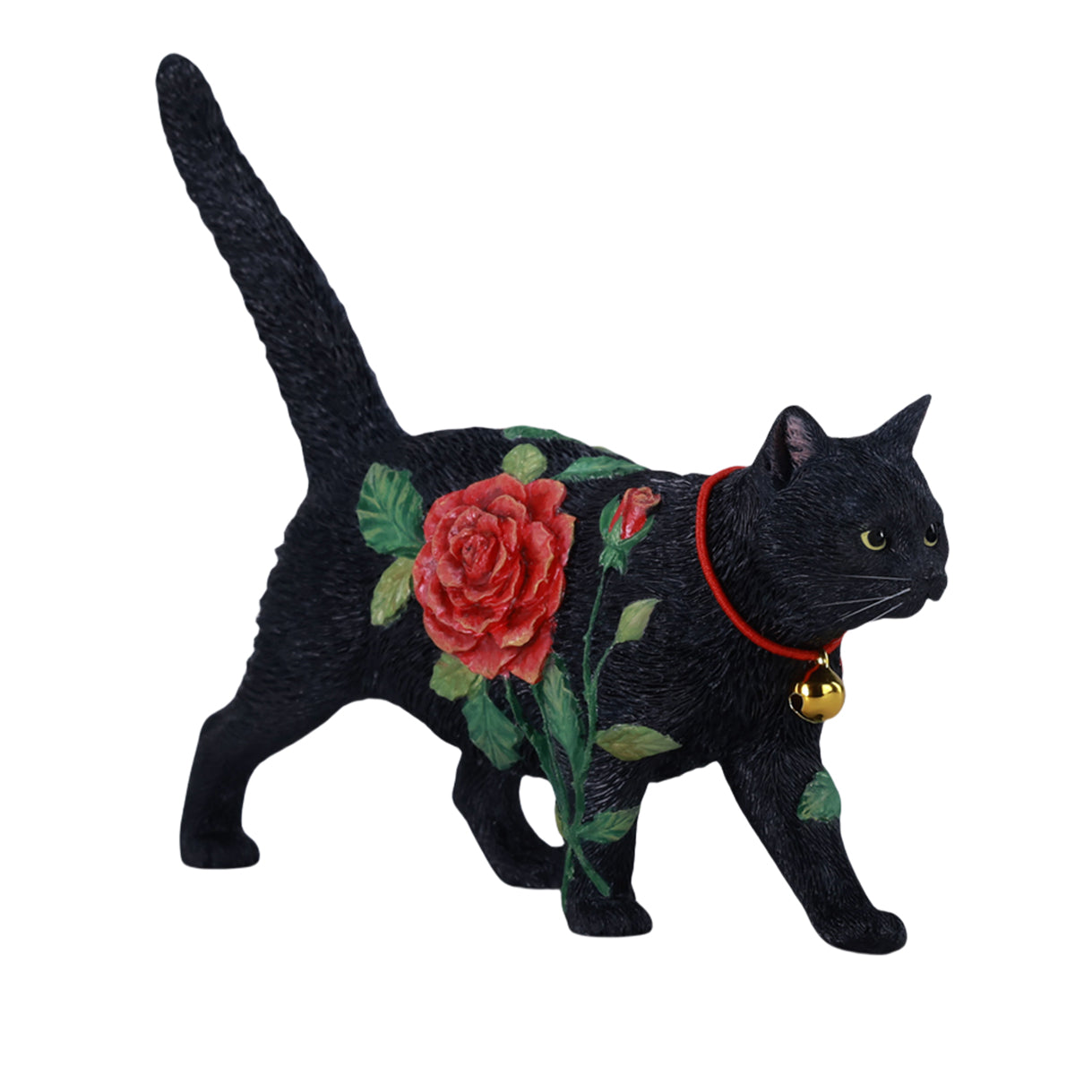 JXK, Rose Cat, Static Animal Figurine