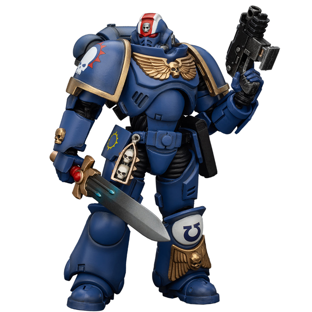 (Only Shipped to the US) JOYTOY Ultramarines Heroes of the Chapter Primaris Lieutenant Erastus 1/18 Warhammer 40,000 Reissue Action Figures