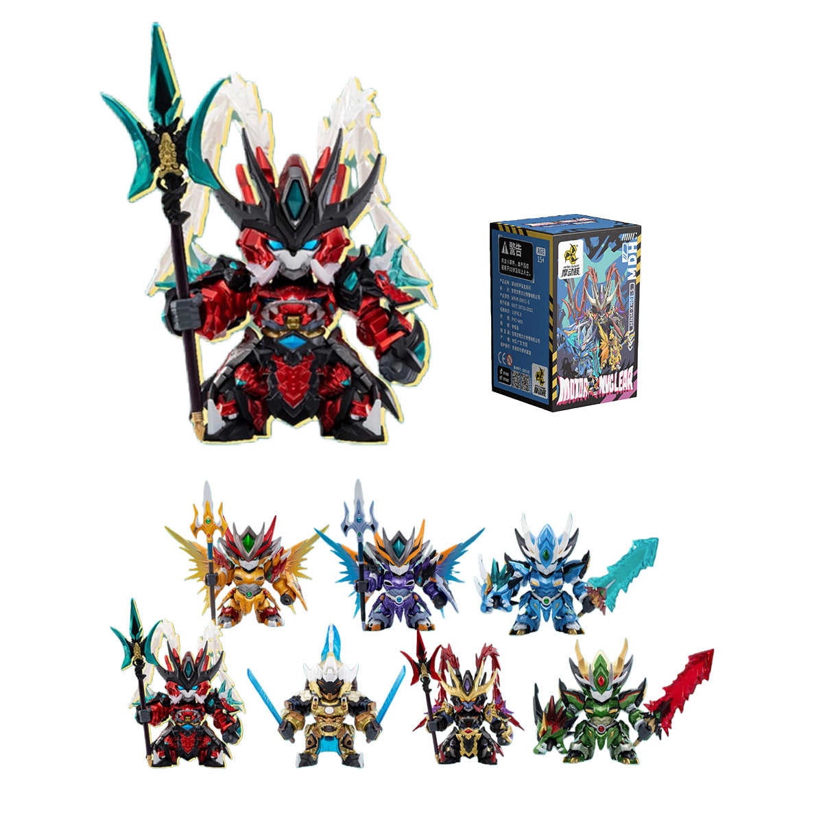 MOTOR NUCLEAR Trendy Mecha Blind Box Vol.1 MNM‑XH‑A Single Blind Box Figure