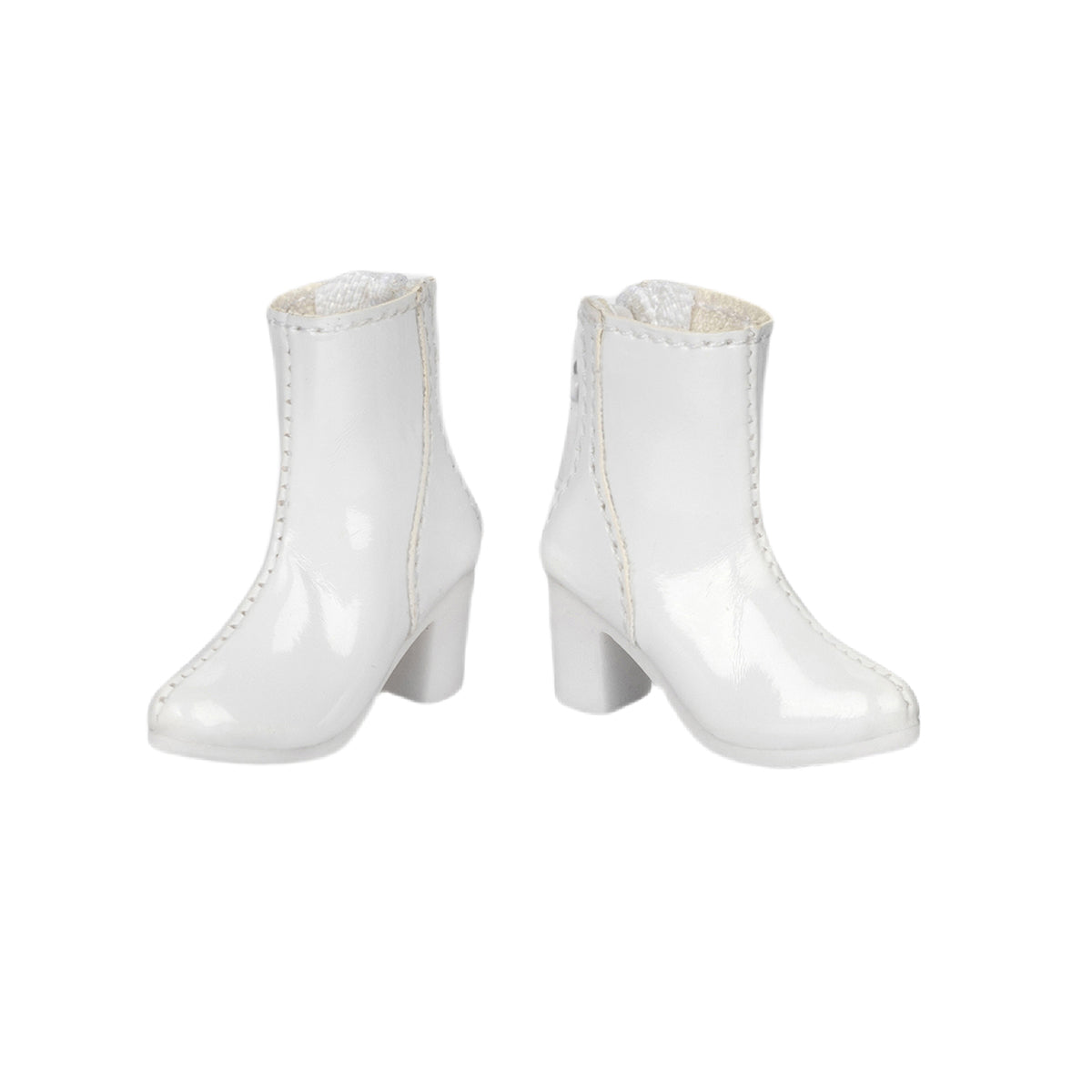 Toyscentre, Female Black Short Boots Shoes, Doll Accessory for 12-inches Action Figurine