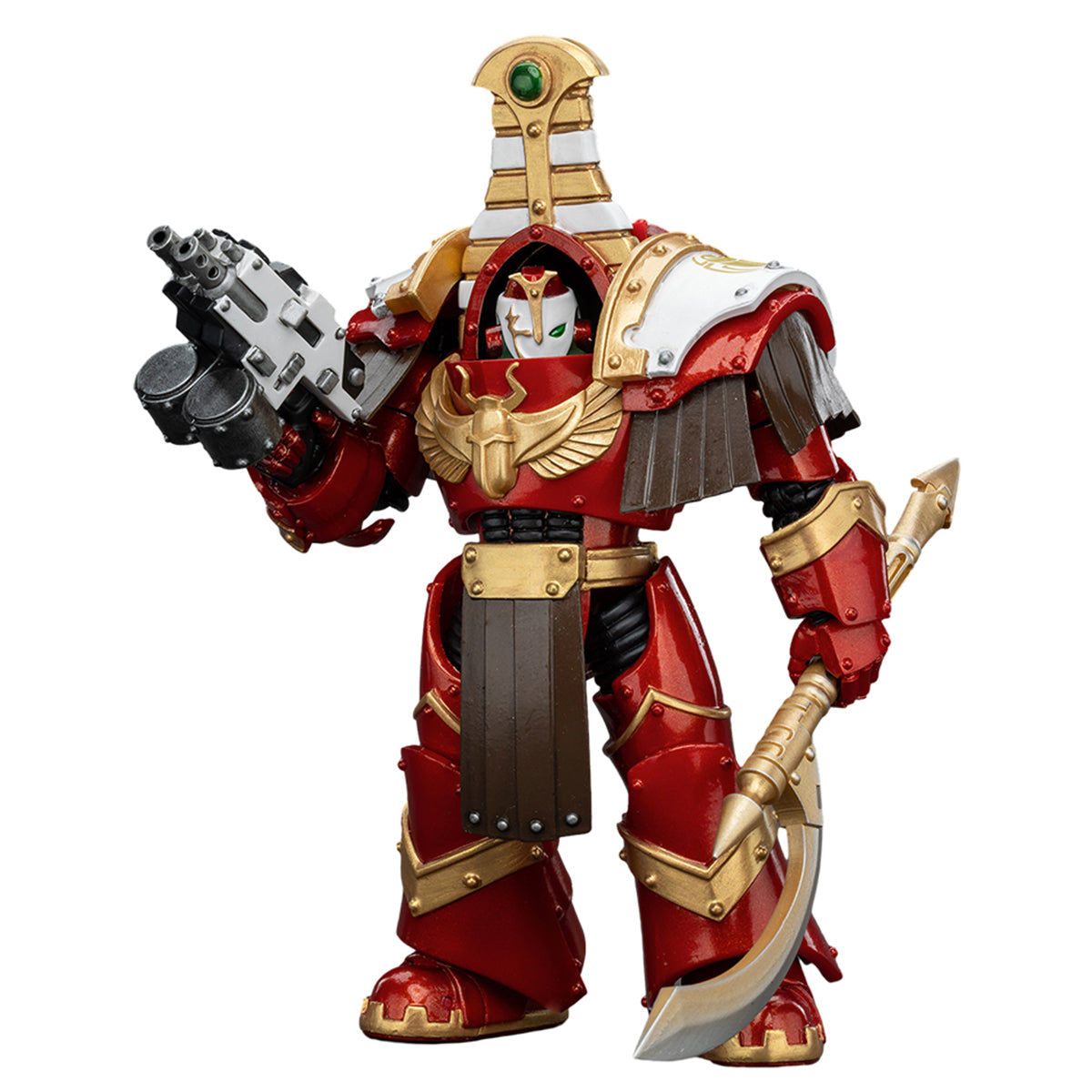 JOYTOY Sekhmet Terminator Cabal JT7349 Sekhmet with and Combi-Bolter and and Achea Force Weapon 1/18 Scale Action Figure