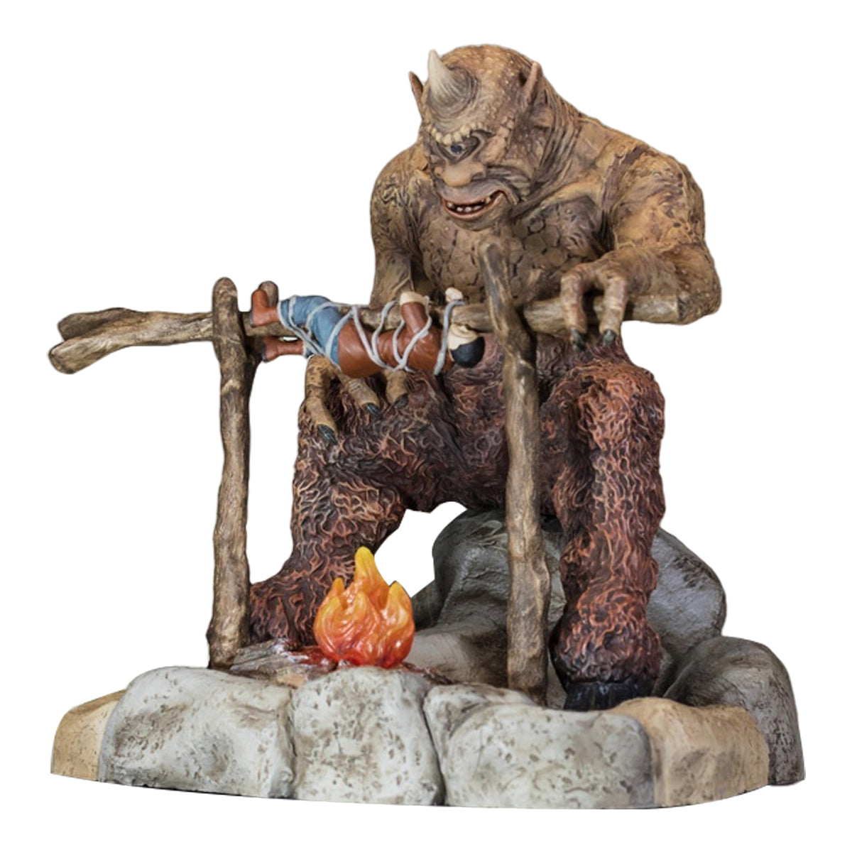 STAR ACE Toys, Ray Harryhausen: The Seventh Voyage of Sinbad - Cyclops Barbeque, Diorama Scene Base for Action Figurine