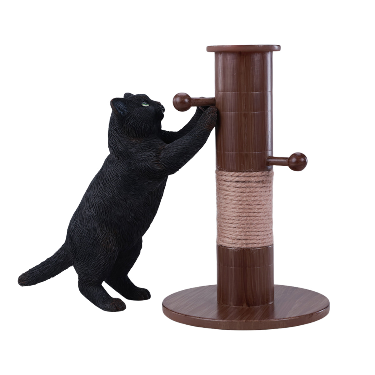 JXK Kung Fu Cat Static Expertly Hand-Painted Lifelike Animal Figurine