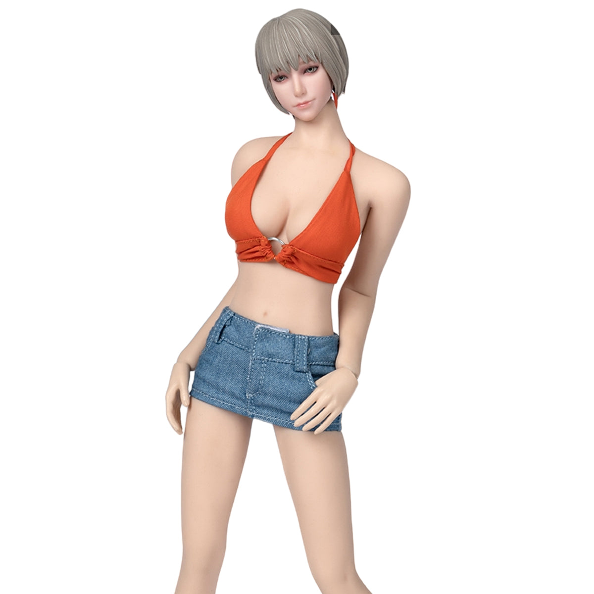 Toyscentre, Female Clothes Set Camisole + Short Skirt + Underpants, Doll Clothes Accessory for 12-inches Action Figurine