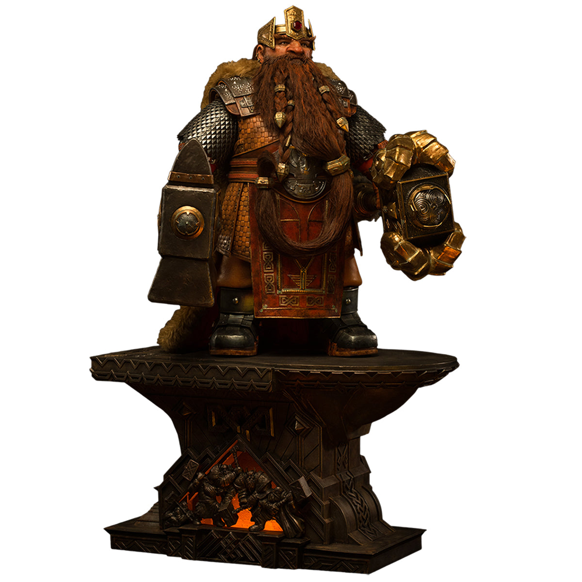 DAMTOYS DMLW09 Epic Series Warcraft movie – Magni Bronzebeard 25-inch Premium Art Statue