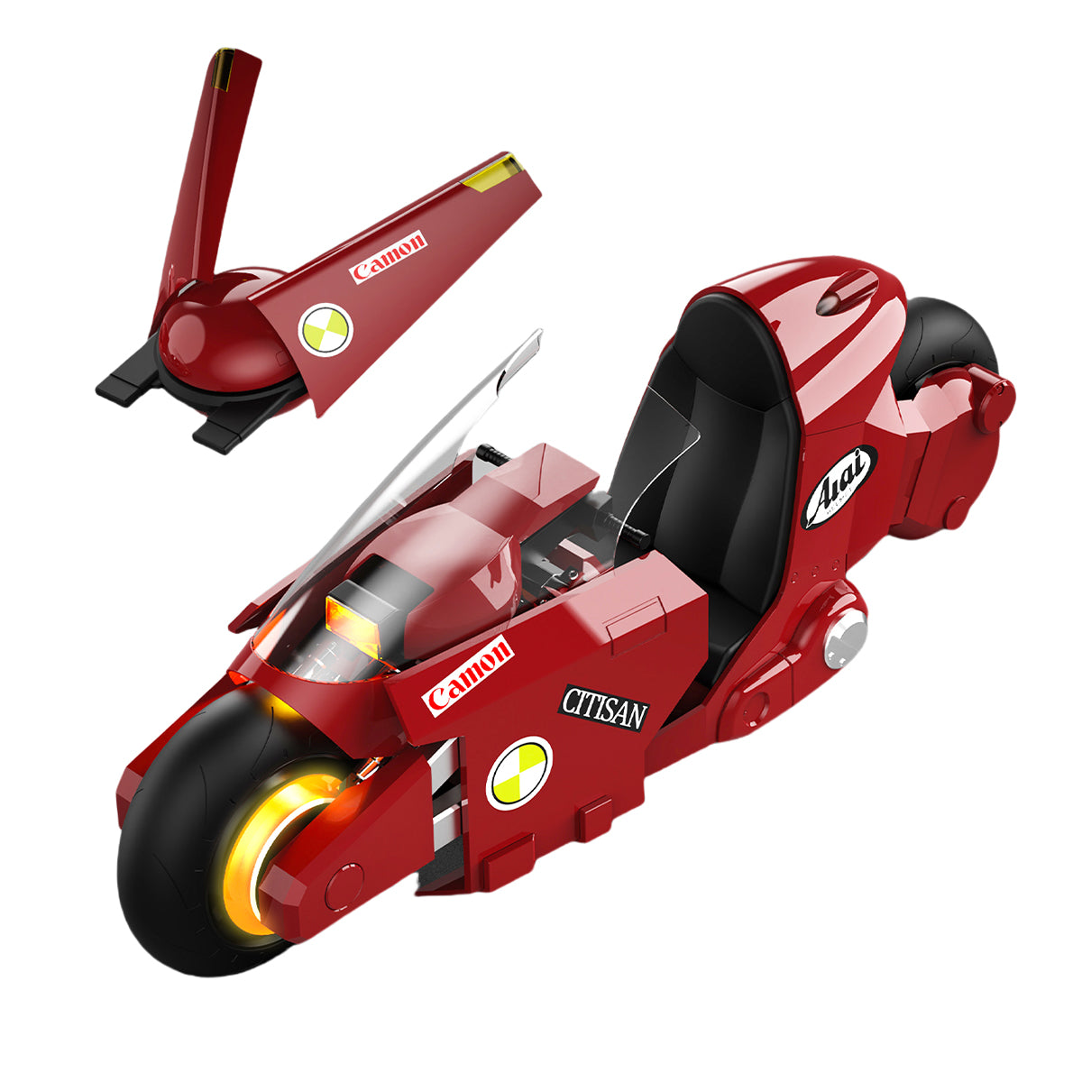 KHAOS CREW, Chaos Squad Village Rain Motorcycle, Assembly Model Kits