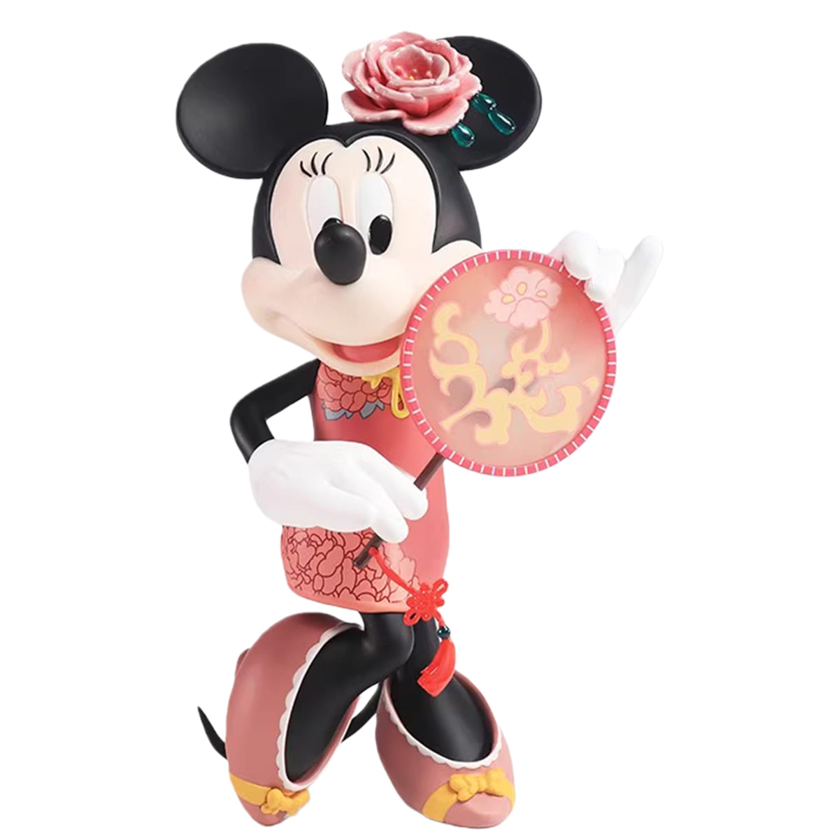 MORSTORM Cheongsam Minnie Pink Sunglasses Minnie Art Figurine