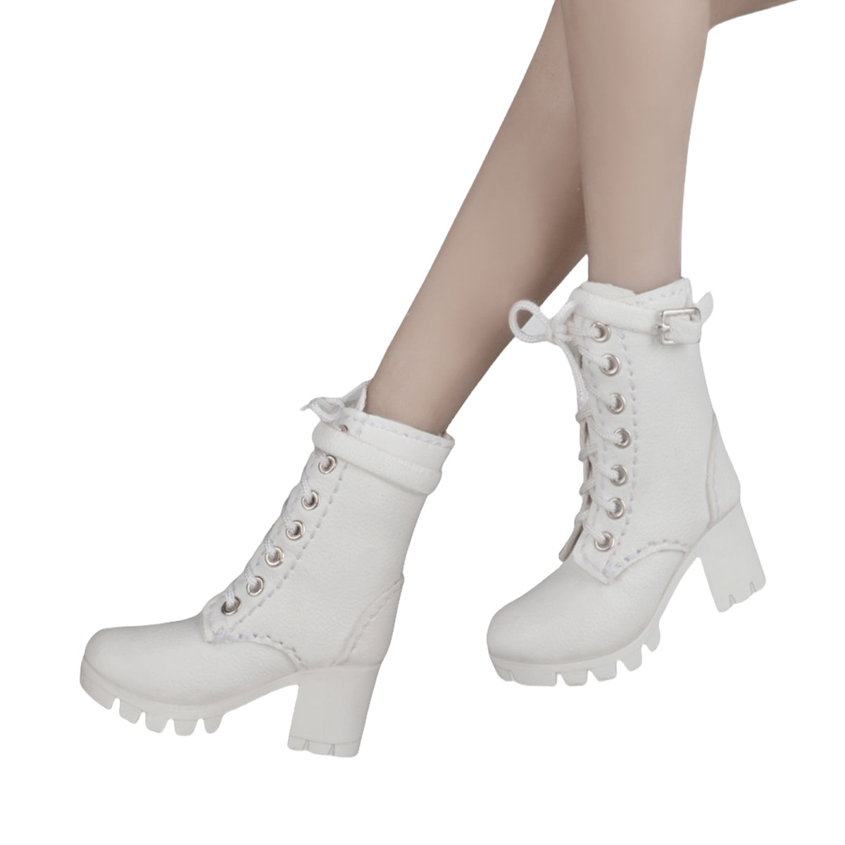 Toyscentre, Female Black High Heels Boots Shoes, Doll Accessory for 12-inches Action Figurine