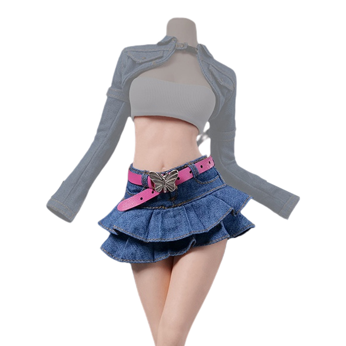 Traje vaquero de moda VSTOYS Ver.24XG106 para figuras de acción