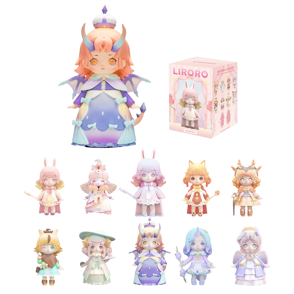 Simontoys LIRORO Animal Princess Blind Box Figure