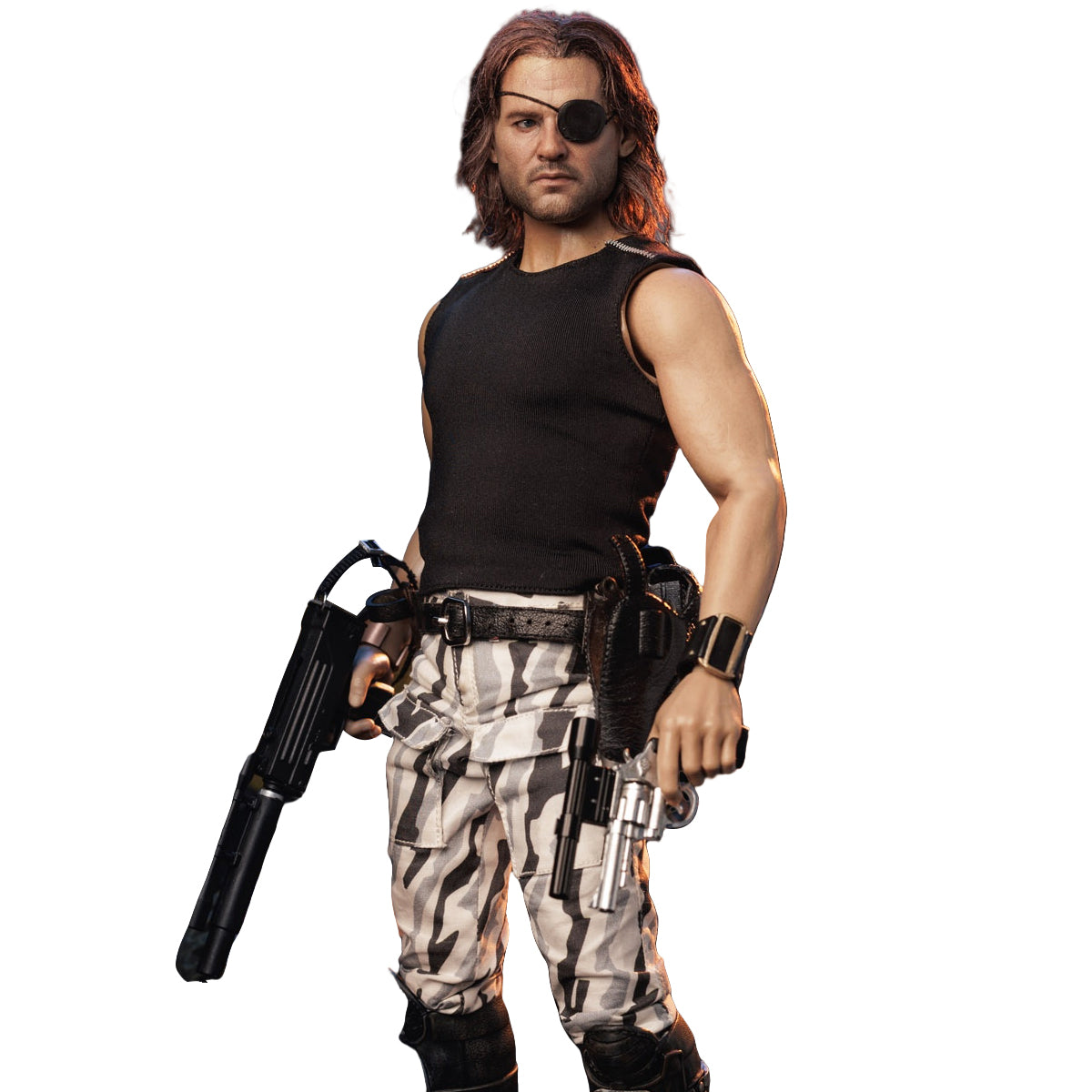 Asmus Toys The Crown Series Escape from New York Snake Plissken Real Hair Edition Action Figures