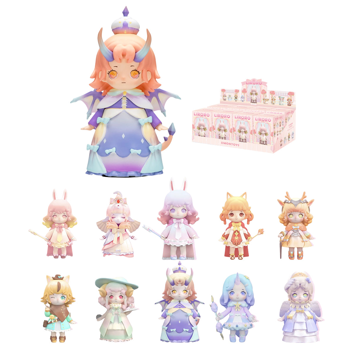 Simontoys LIRORO Animal Princess Blind Box Figure