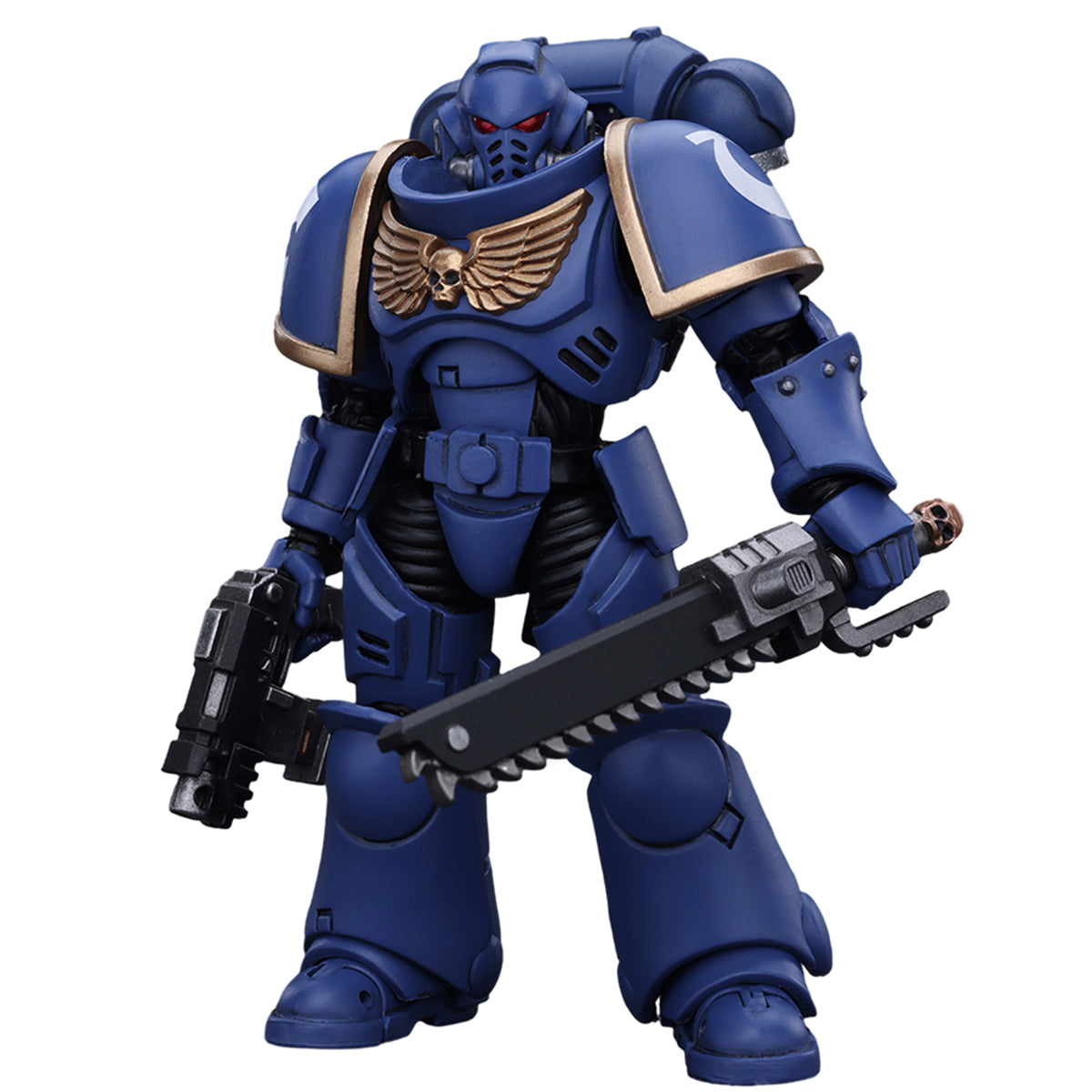 (Only Shipped to the US) JOYTOY Warhammer 40,000 1/18 Space Marines Ultramarines Outriders Brother Catonus JT2825 Action Figure Collection Model Gift