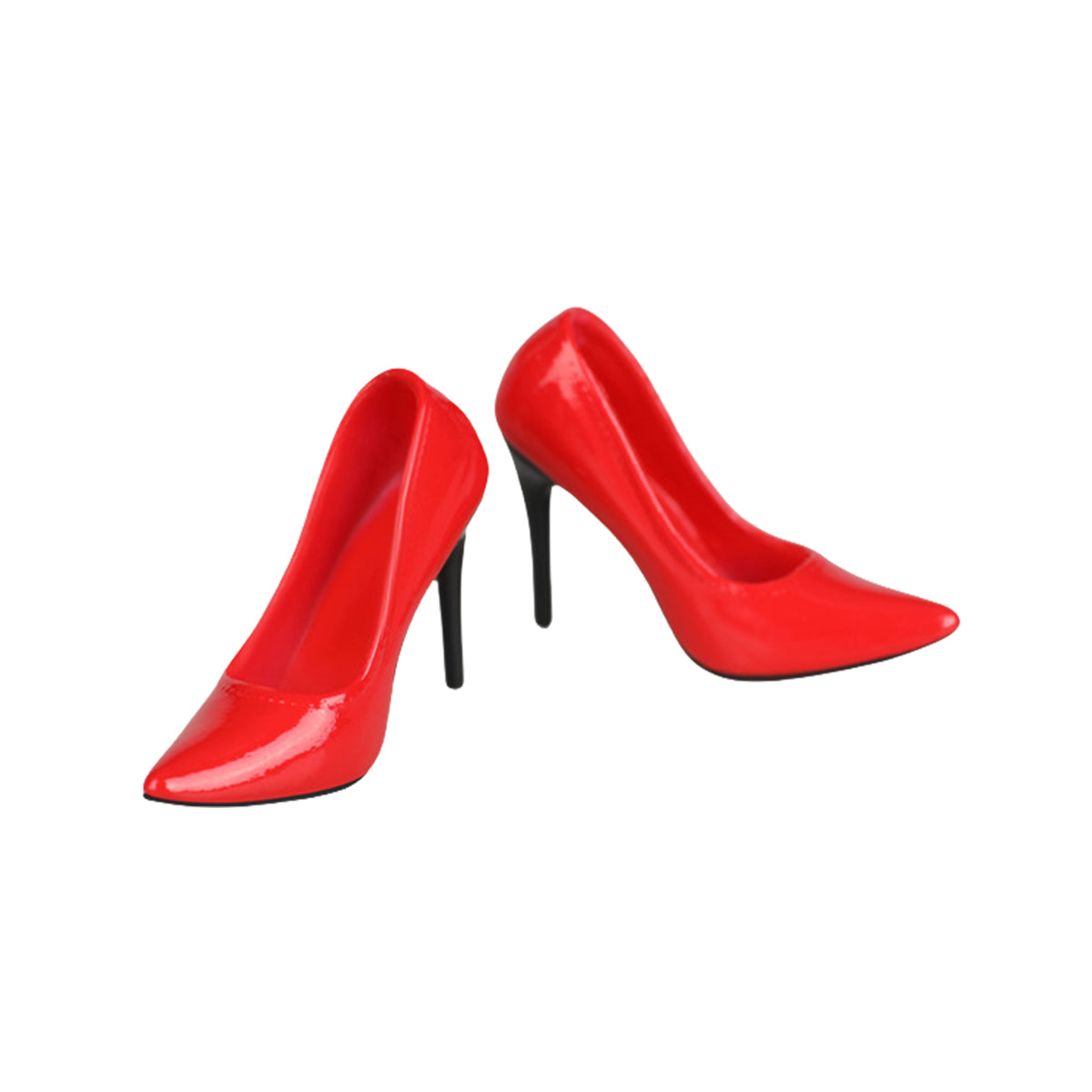 Toyscentre, Female Pointed Toe High Heels Shoes, 1/6 Scale Doll Accessory for 12-inches Figure