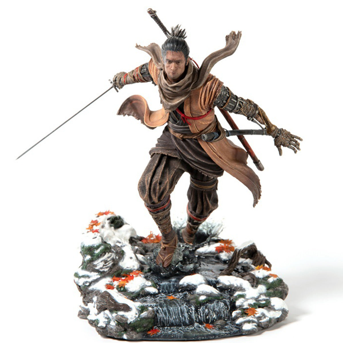 Primeras 4 figuras de Shadows Die Twice - Estatua artística de lobo de Sekiro