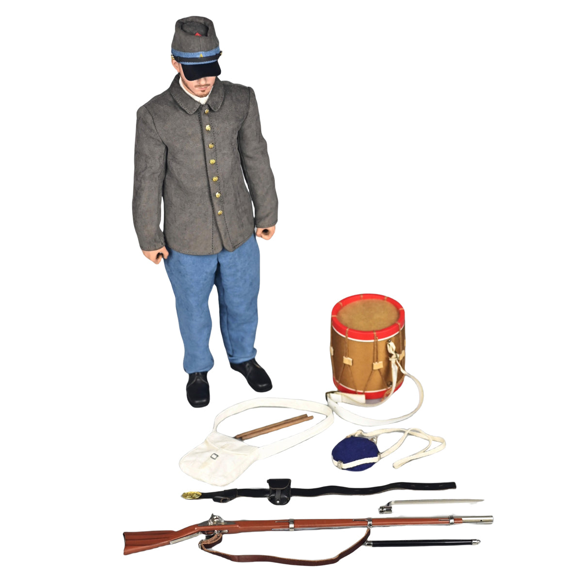 QORANGE QOTOYS American Civil War 1864 Accessory Pack for 1/6 Scale 12-inches Action Figurine
