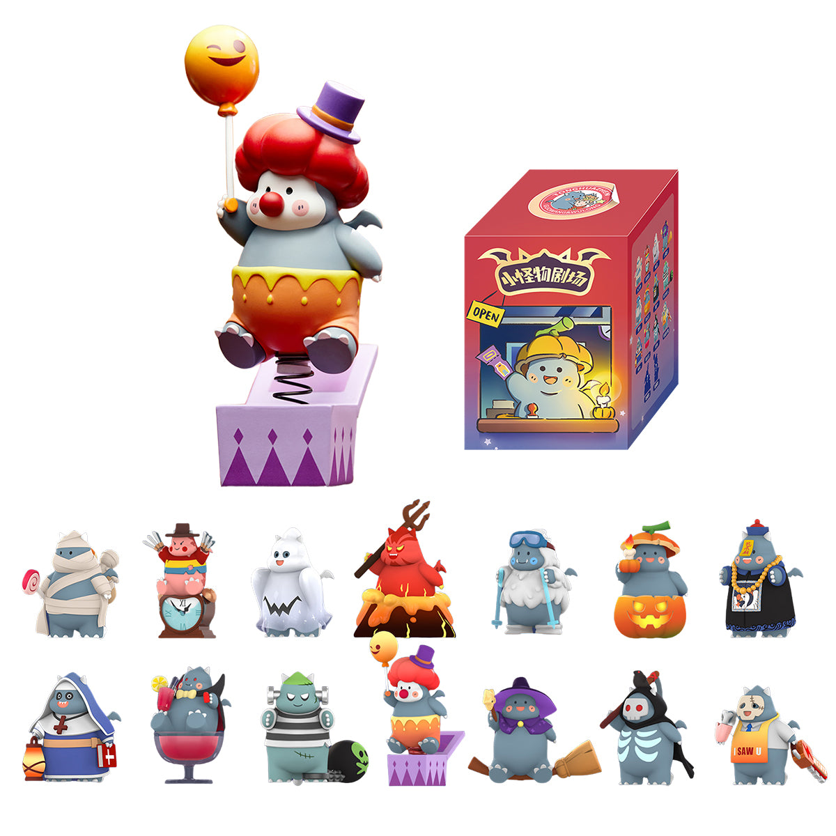 MR.BONE Fairytale Town Dirty Dragon Little Monster Theater Blind Box Figure