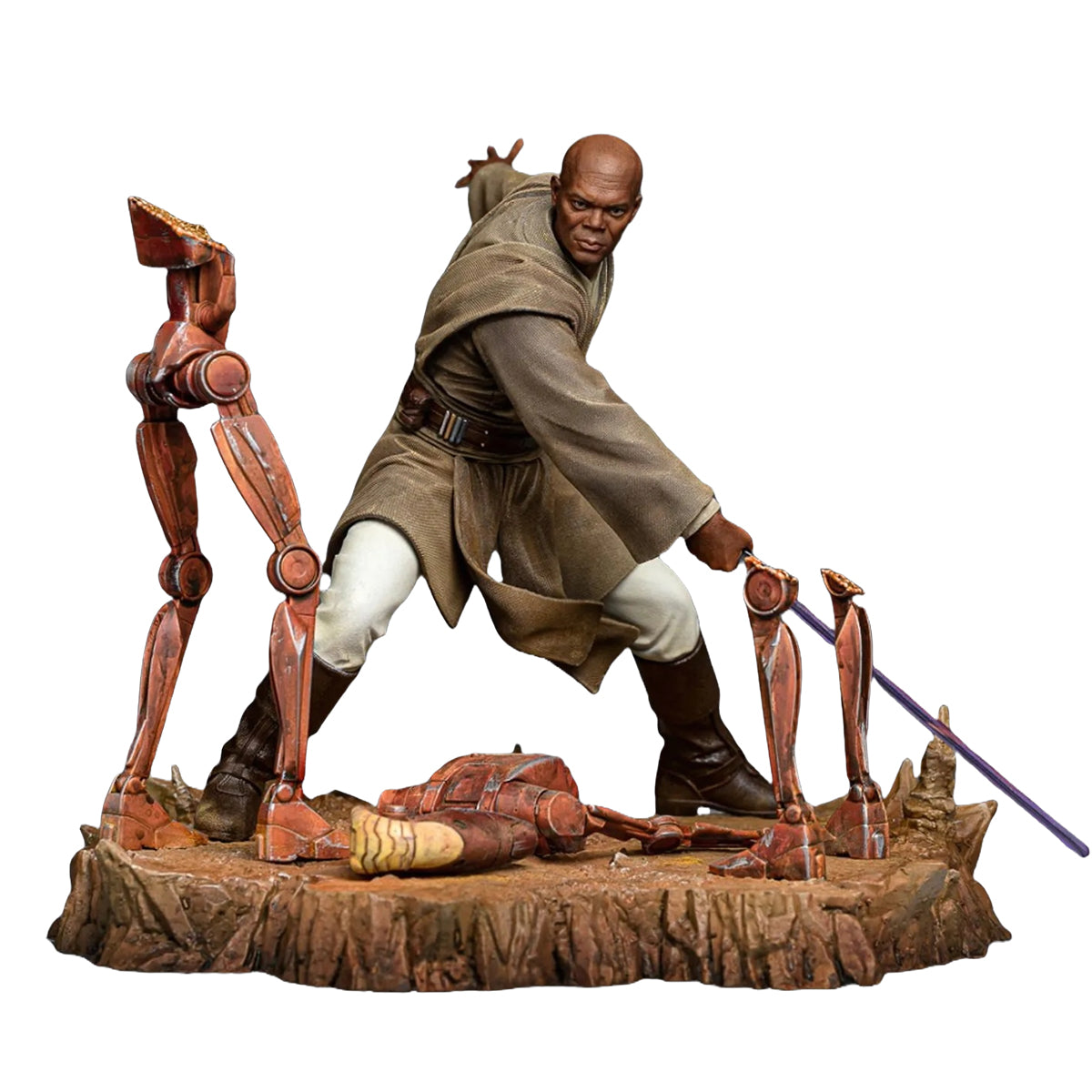 Iron Studios, Star Wars Mace Windu, 1/10 Scale Art Figurine