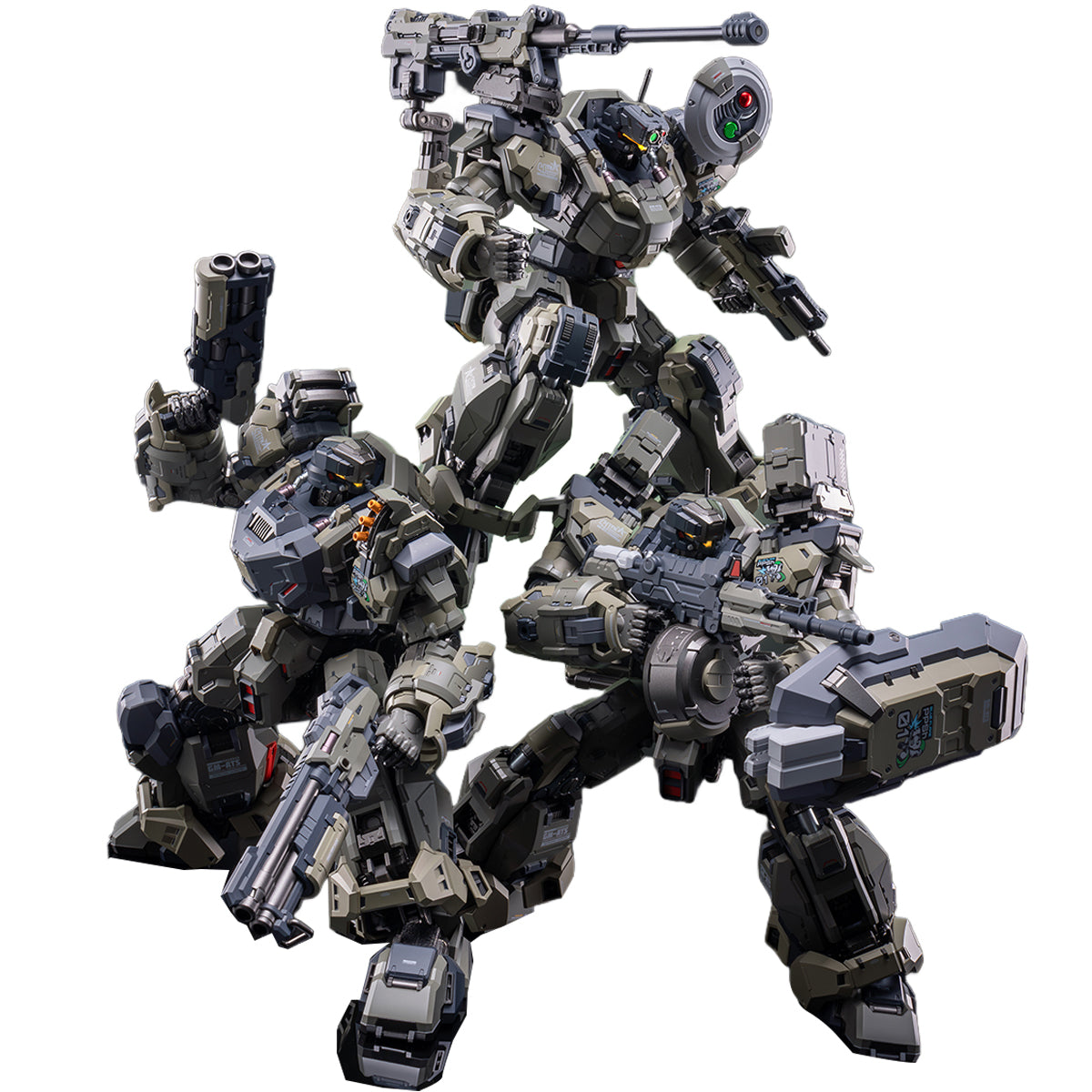 MOSHOW Progenitor Effect - Illustrious Class: Blue Flame PPSH Squad Set Action Figure