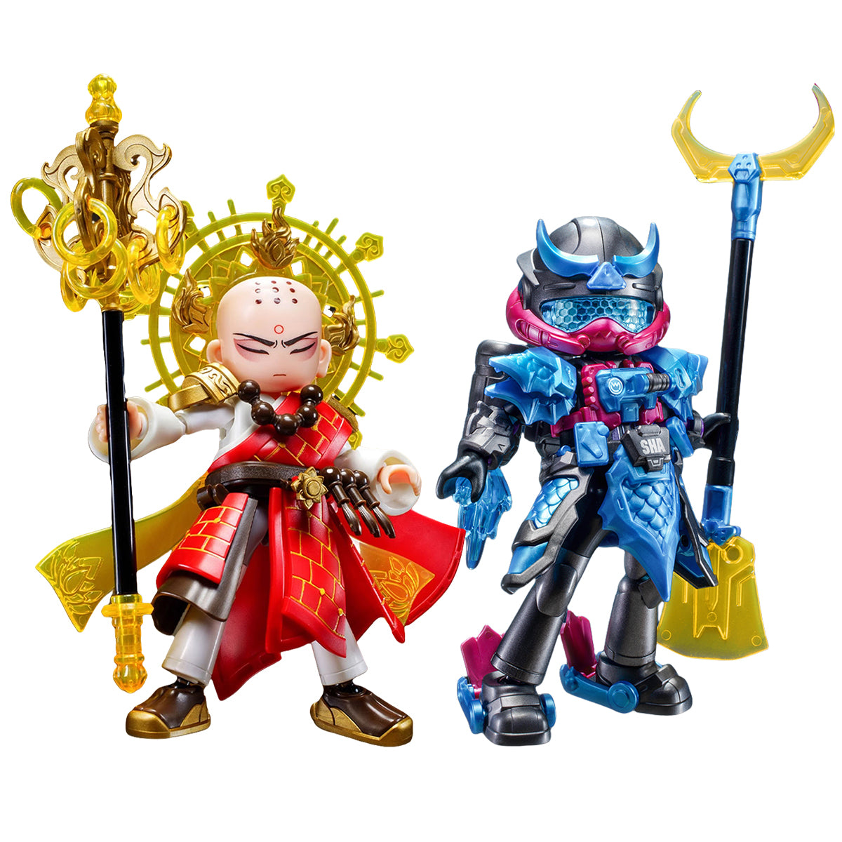 BLOKEES Hero Infinite Classic Edition 26 - Battle Suit Sha Wujing and Dharma Tang Sanzang Combination Model Kit