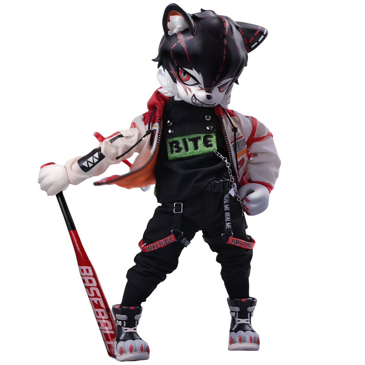 Tit Mok Toys Poseable Beastman Baseball Prodigy Robinson 1/12 Scale Furry Series Action Figure