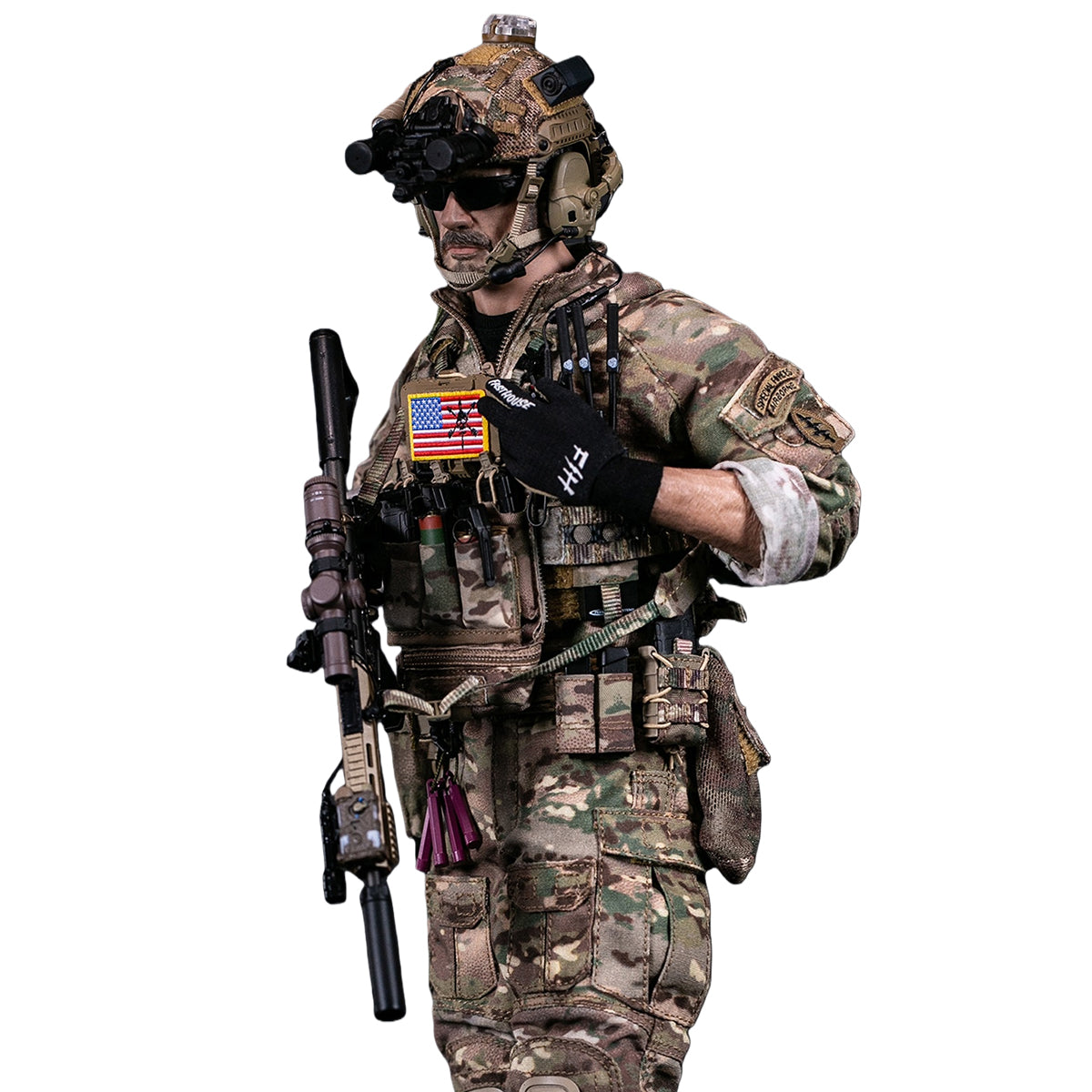 DAMTOYS NO.78112 UNITED STATES ARMY SPECIAL FORCES GROUP (Green Berets) 1/6 Scale Action Figure