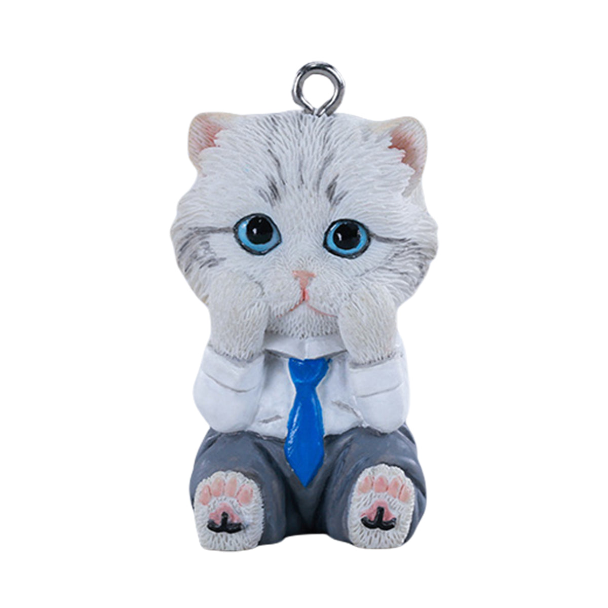 JXK&small, Drowsy Mew, Static Cat Animal Figurine