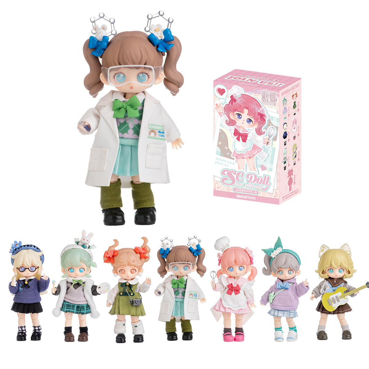 Simontoys TEENNAR Club Recruitment Blind Box Figure