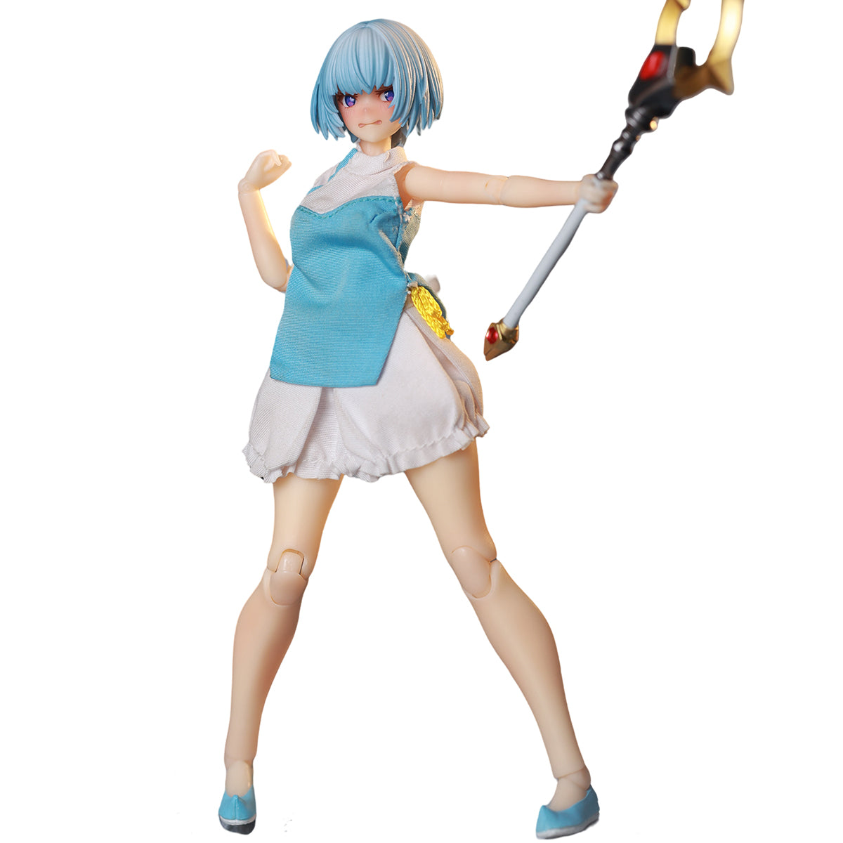 MANATEE INDUSTRY, Desktop Wars Inanna Blue Hair MI-01/Commemorative Limited Edition Desktop Wars Yoga Day Inanna Purple Hair Mex-01, Action Figures