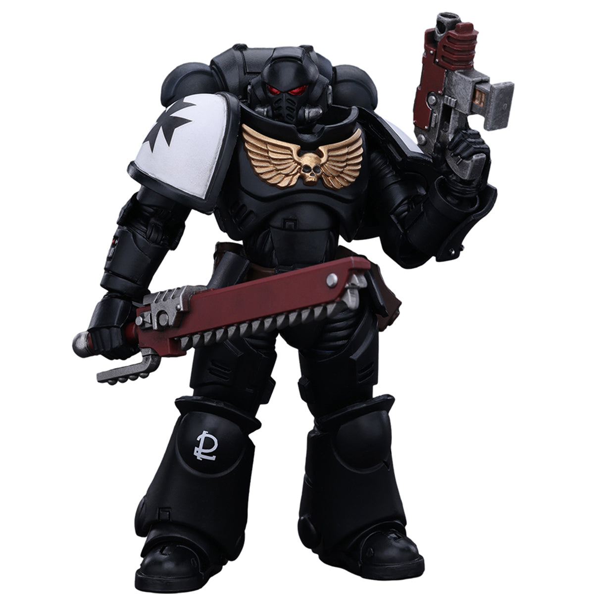 JOYTOY Space Marines Ultramarines Outriders Brother Catonus Black Templars Outriders Brother Valtus 1/18 Scale Action Figure