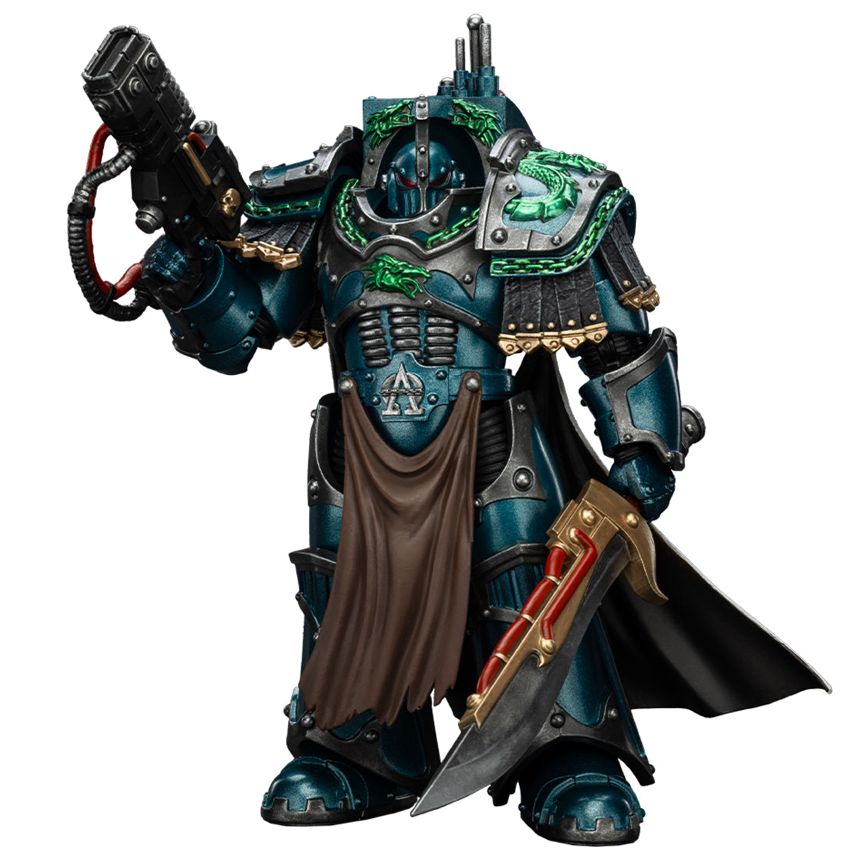 (Only Shipped to the US) JOYTOY Alpha Legion Legion Praetor in Cataphractii Terminator Armour 1/18 Warhammer The Horus Heresy Action Figures