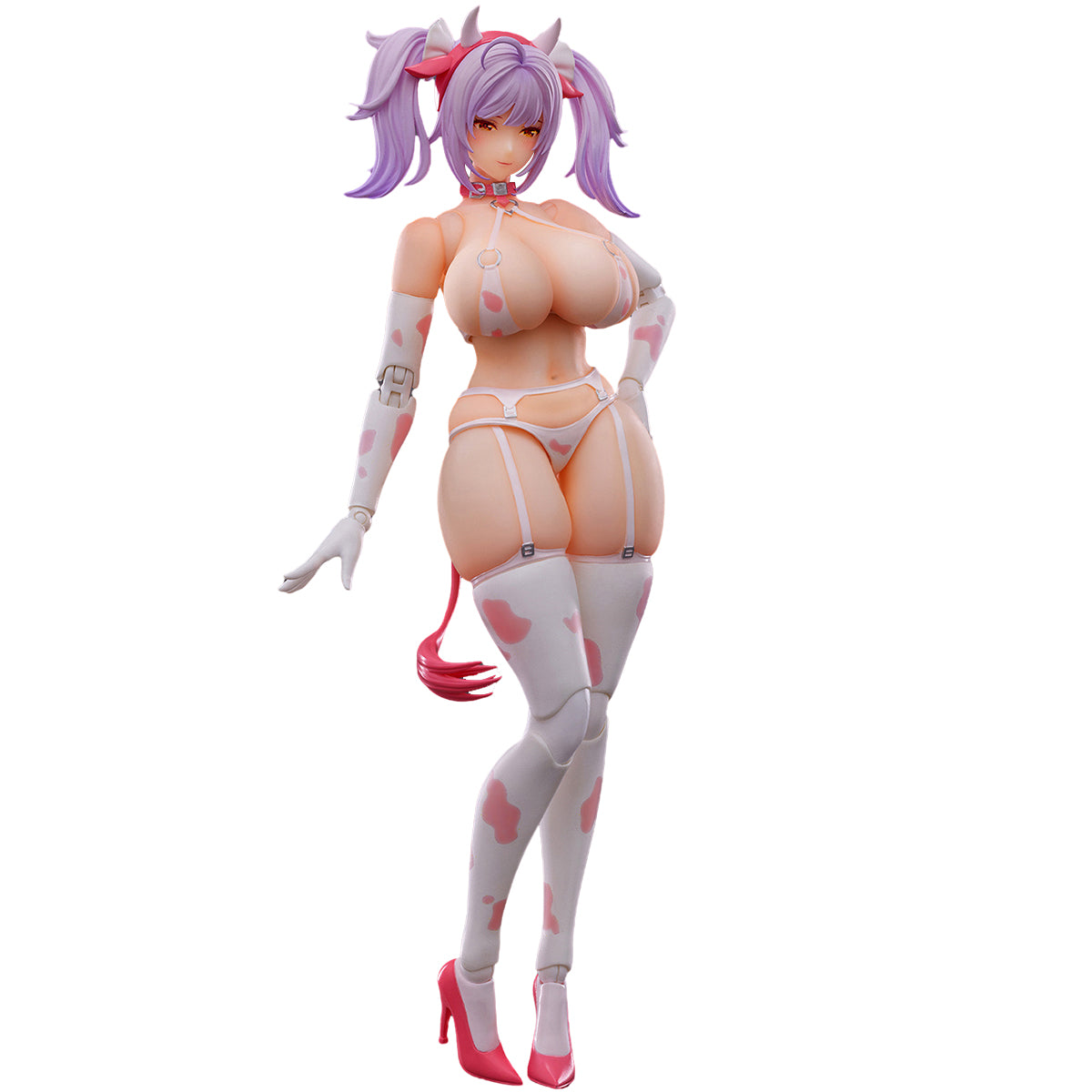 BISHOUCRAFT, Little Bear Kuma Nana Cow Suit Girl with Accessory Pack Action Figure