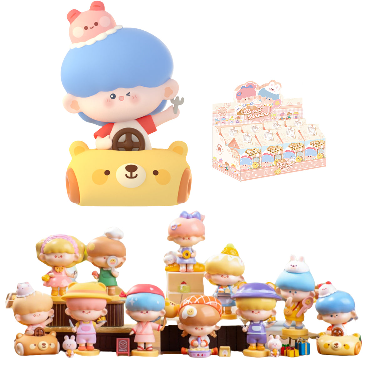 Simontoys BREAD BAOBAO - Brothers and Sisters Bread Workshop Blind Box Figure