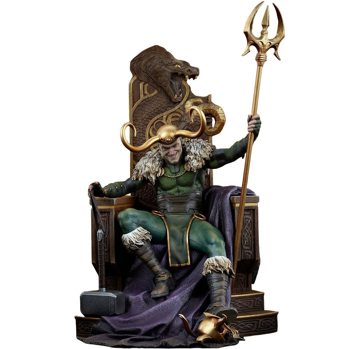 Estatua artística de Loki de Sideshow Marvel