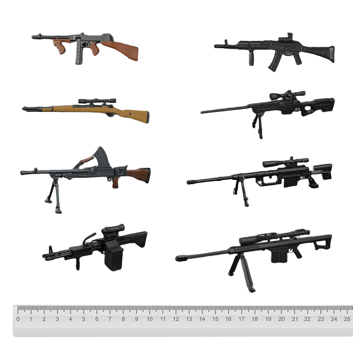 ZYTOYS, Weapon Pack, Doll Accessory for 6-inches Action Figurine