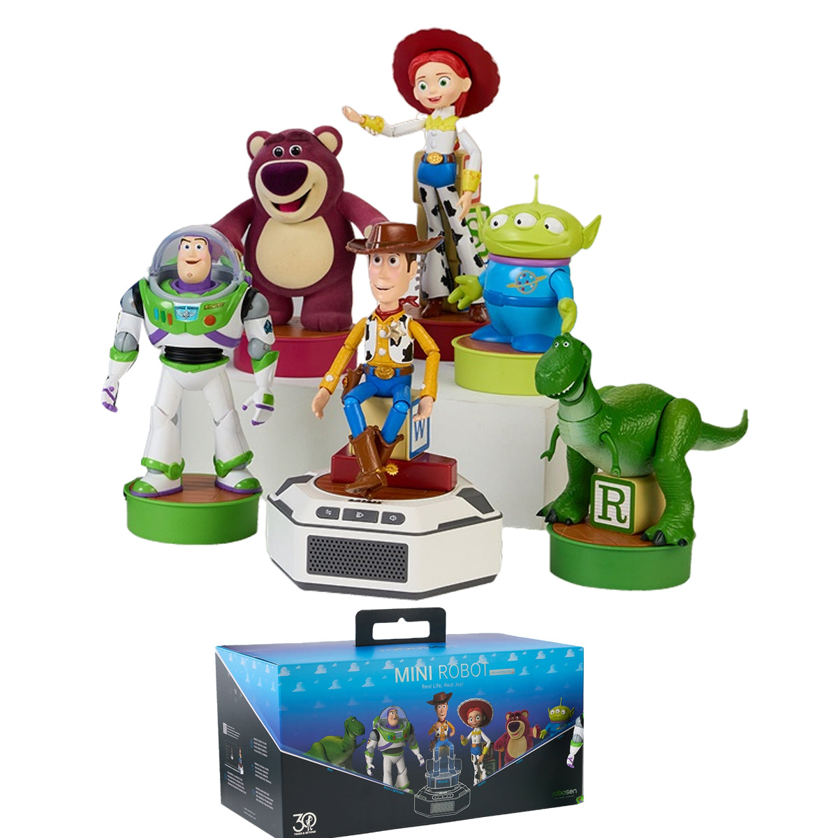 Robosen Mini Robot Toy Story WALL·E/EVE/Woody/Jessie/Buzz Lightyear/REX/Lots-o'-Huggin' Bear/Action Figure Set