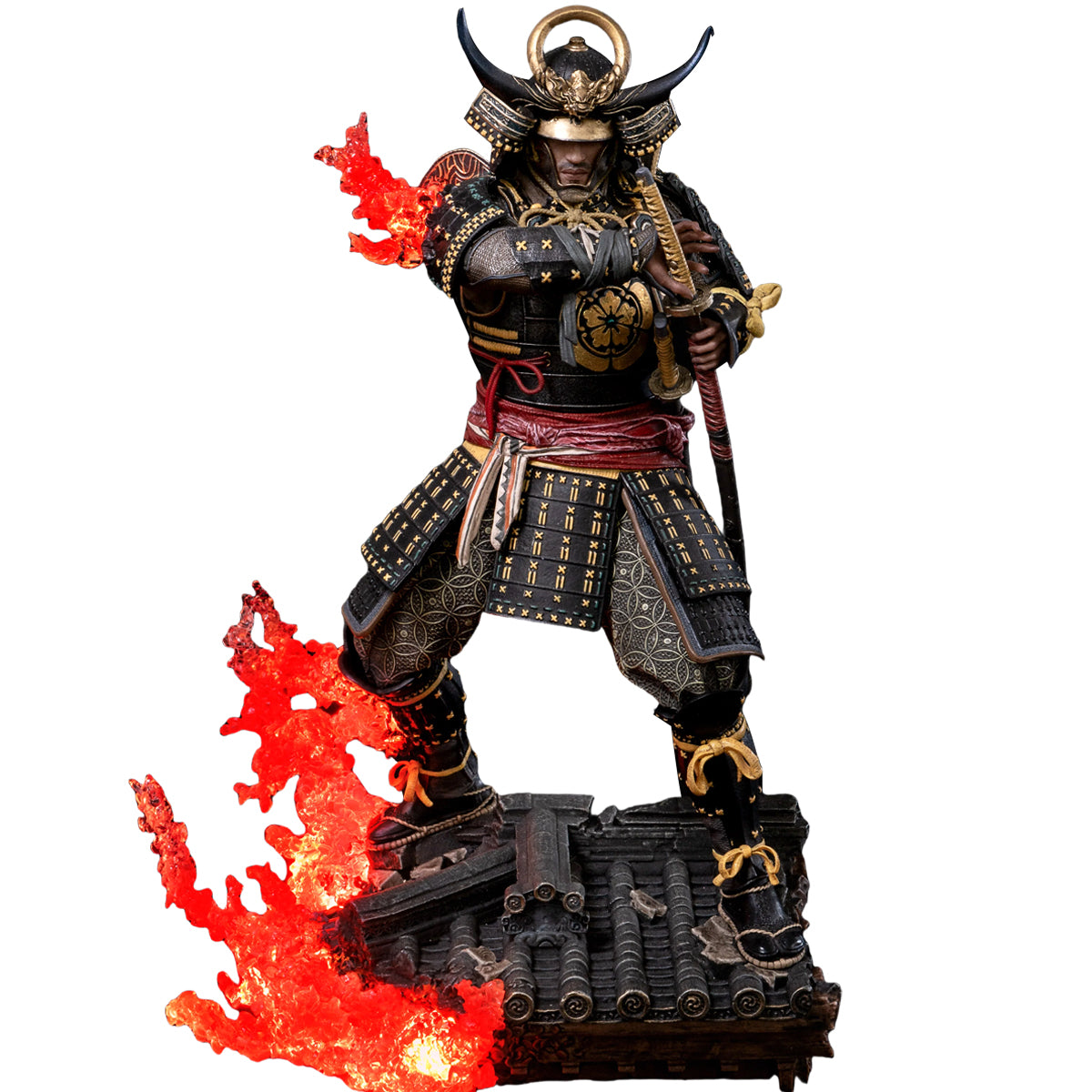 Estatua de rol de juego de 28 cm de PureArts Assassin's Creed Shadows Animus Yasuke